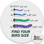 Sweet Feet & Beak Safety Pumice Bird Perch, X-Small 1/2" X 6" - Image 3