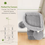 Globlazer Corner Cat Tree Tower - Image 2