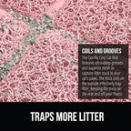 GORILLA GRIP Cat Litter Box Mat, Water Resistant, US Designed Kitty Litter - Image 3