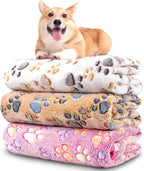 Dog Blankets for Small Medium Dogs Washable, 3 Pack Pet Blanket Washable 30" x by NXDZI