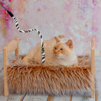 Sumind 3 Pieces Jungle Cat Wand Cat Teaser Charmer Interactive Fun Toys Wand - Image 6