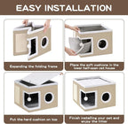 Cat Beds for Indoor Cats Houses, Large Cat Cave - Image 6