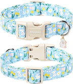 DOGWONG Easter Dog Collar-Cute Easter Rabbit Bunnies Egg Dog Collar, Adjustable - Image 2