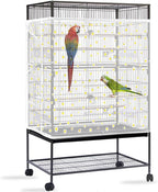 Daoeny Bird Cage Seed Catcher, Large Bird Cage Cover, Adjustable Soft Airy by Daoeny