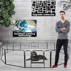 BestPet | Dog Playpen | 24 Inch, 16 Panels | Heavy Duty Metal Pet Exercise Pen - Image 4