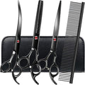 Professional Dog Grooming Scissors Set Stainless Steel Dog Grooming Kit by FAIGEO