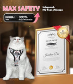 Halypet Cat Harness and Leash Set Cute Escape Proof Vest Harness - Image 4