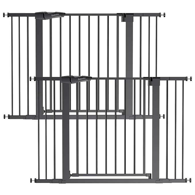 Babelio Baby Gate for Doorways and Stairs, 29-48" Auto Close Dog Gate by BABELIO