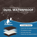 hyha Waterproof Dog Blanket, Reversible Pet Bed Blanket, Soft Sofa Couch Cover - Image 2