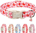 Valentines Dog Collar for Medium Dogs by Babolepet