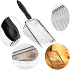 itPlus Cat Litter Scoop, Stainless Steel Cats Sturdy Mesh Scooper Kitty Litter - Image 4