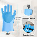 Pet Grooming Gloves Bite-Resistant Pet Bathing Gloves - Image 6
