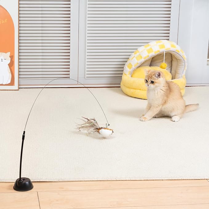 Cat Wand Toys, Interactive Bird Simulation Cat Toy - Image 6