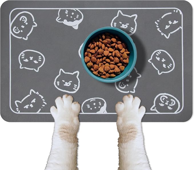 YCT Cat Food Mat for Pet Dog Food Mat, Cat Mat for Food and Water, Cat Feeding by YCT