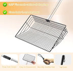 Chicken Poop Scooper 67 inch Adjustable Coop Scooper - Image 5