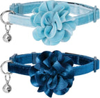 azuza 2 Pack Cat Collar Floral by azuza