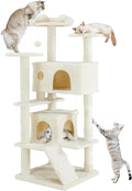 54 Inches Cat Tower Condo Furniture, Cat Tree Tower by SimpleDeluxe