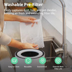 Afloia Air Purifier for Home, 4-in-1 Washable Filter for Allergies, Covers Up - Image 4