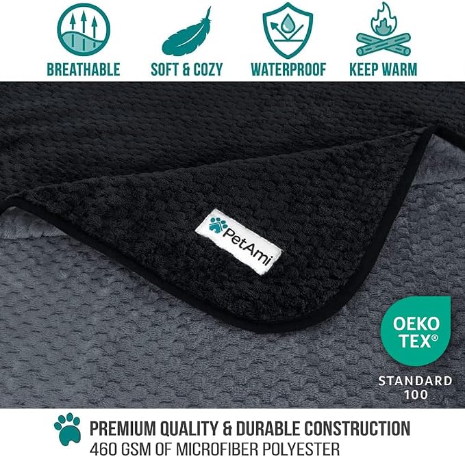 PetAmi Waterproof Dog Blanket, Leakproof XL Pet Blanket - Image 3