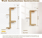 Cat Wall Shelves & Climber for Kittens – 4-Level Wall Mounted Cat Tree - Image 6