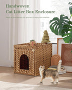 Cat Litter Box Enclosure Furniture, Hidden Litter Box - Image 6