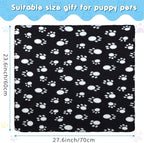 Eccliy 20 Pcs Puppy Blanket Pet Soft Fleece Dog Blankets Warm Felt Throw Sleep - Image 2