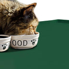 Dog Food Mat, Silicone Waterproof Food Tray, Non Slip Pet Bowl Mats Placemat - Image 6