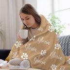 Personalized Paw Print Dog Blanket - Image 4