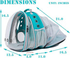 Dual Expandable Cat Backpack Carrier, Fit up to 20 lbs, Expandable Pet Carrier - Image 3