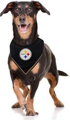 Pets First NFL Pittsburgh Steelers TIE Bandana, Small/Medium. Dog Bandana Scarf - Image 3