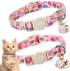 ARING PET 2 Pack Easter Cat Collars-Cute Easter Eggs Cat Collar Breakaway by ARINGPET