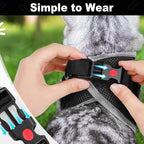 Cat Harness and Leash for Walking, Retractable Cat Harnesses and Leash Set - Image 4