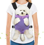 Pet Carrier Backpack, Hands-Free Adjustable Dog Front Carrier Legs Out & by Hpetppy