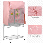 QBLEEV Birdcage Covers, Breathable Parrot Cage Cover Shade, Universal Blackout - Image 2