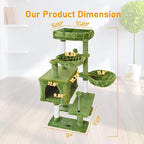 KIYUMI Cat Tree Cat Tower Condo - Image 2