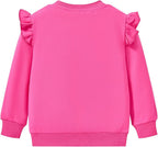 Toddler Baby Girls Cotton Sweater, Long Sleeve Crewneck Sweatshirt Pullover - Image 3