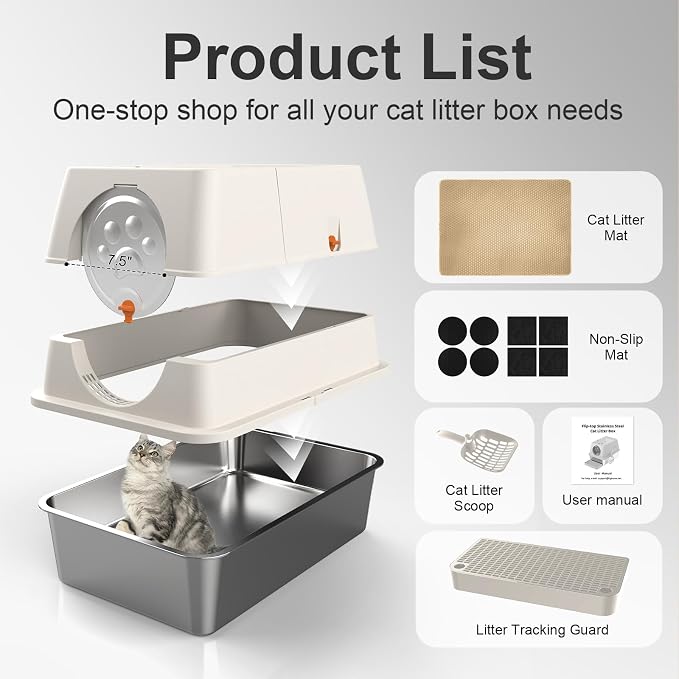 Stainless Steel Litter Box - Image 6