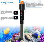 PULACO 200Watt Aquarium Heater for 25-50 Gallon Fish Tank, Adjustable - Image 3