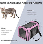 Henkelion Large Cat Carriers Dog Carrier Pet Carrier - Image 4