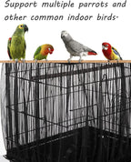 Tamu style Bird Cage Seed Catcher, Stretchy Form Fitting Mesh Skirt Cover - Image 4