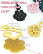 Paw Dog Hair Keychain - Image 2