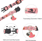 Halloween Cat Collar, Cotton 2 Pack Cat Collar - Image 4