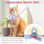 Cat Vest Harness and Leash Set for Walking Escape Proof, Adjustable Kitten - Image 4
