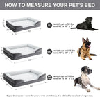 Orthopedic Dog Bed for Extra Large Dogs, Egg Crate Foam Bed for Extra Large Dogs - Image 4