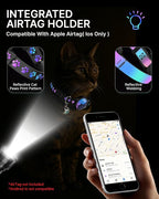 Cat Collar with Airtag Holder, 2 Pack Waterproof Breakaway Kitten Collar - Image 2