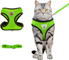 shudyear Summer cat Chest Harness and Leash, Anti-Escape Adjustable Soft mesh by Shudyear