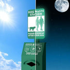 POCHAR Dog Waste Station Outdoor, Aluminum Rustproof Pet Poop Station - Image 8