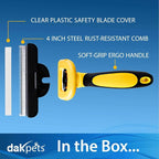 DakPets Stainless Steel Deshedding and Dematting Tool | Professional Pet - Image 8