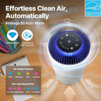 COWAY Air Purifiers for Bedroom Home up to 450 ft², Particulate Filter for Smoke - Image 3