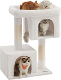 Feandrea Cat Tree, 40.6-Inch Cat Tower, Plush Condo by FeandreabySONGMICSHOME